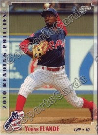 2010 Reading Phillies Yohan Flande