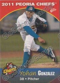 2011 Peoria Chiefs Yohan Gonzalez