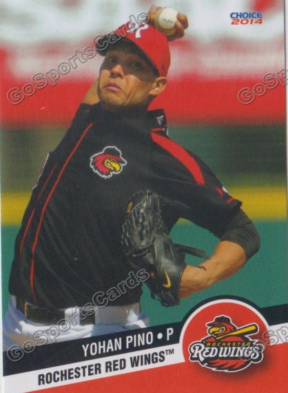 2014 Rochester Red Wings Yohan Pino