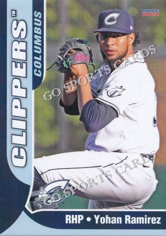 2022 Columbus Clippers Yohan Ramirez