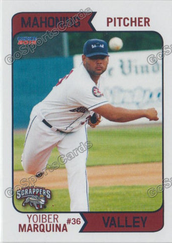 2015 Mahoning Valley Scrappers Yoiber Marquina
