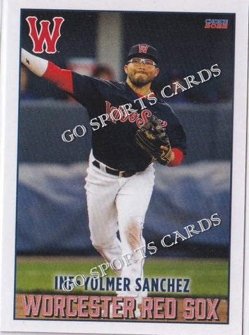 2022 Worcester Red Sox Yolmer Sanchez