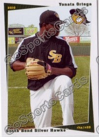 2010 South Bend Silver Hawks Yonata Ortega