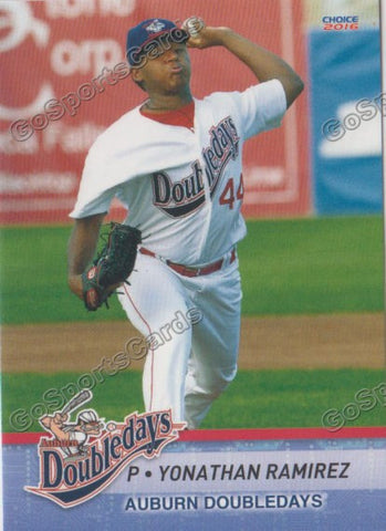 2016 Auburn Doubledays Yonathan Ramirez