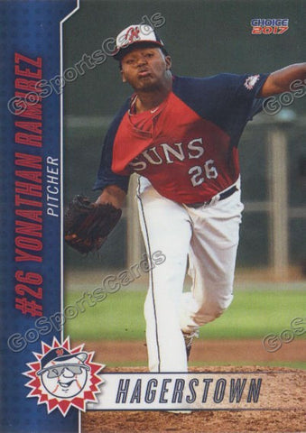 2017 Hagerstown Suns Yonathan Ramirez