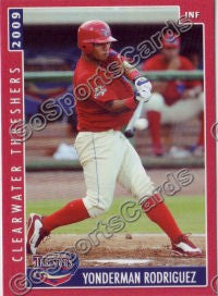 2009 Clearwater Threshers Yonderman Rodriguez