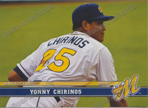 2017 Montgomery Biscuits Yonny Chirinos