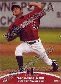 2009 Hickory Crawdads Yoon Hee Nam