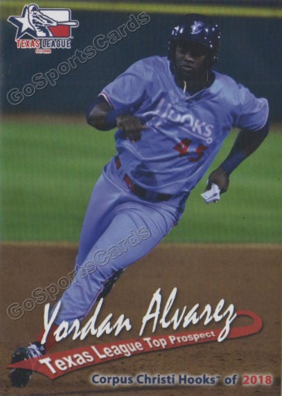 2018 Texas League Top Prospects Yordan Alvarez