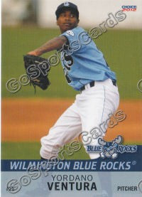2012 Wilmington Blue Rocks Yordano Ventura