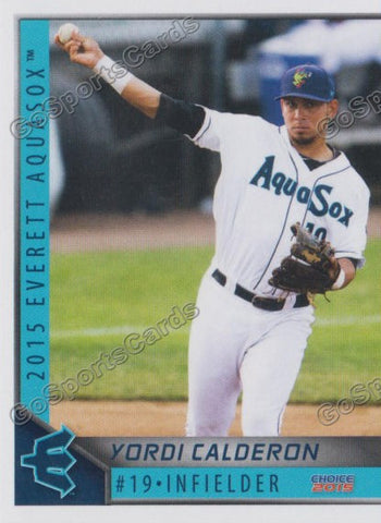 2015 Everett AquaSox Yordi Calderon