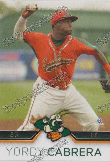 2013 Greensboro Grasshoppers Yordy Cabrera