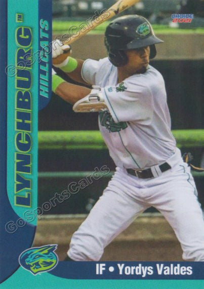 2021 Lynchburg Hillcats Yordys Valdes