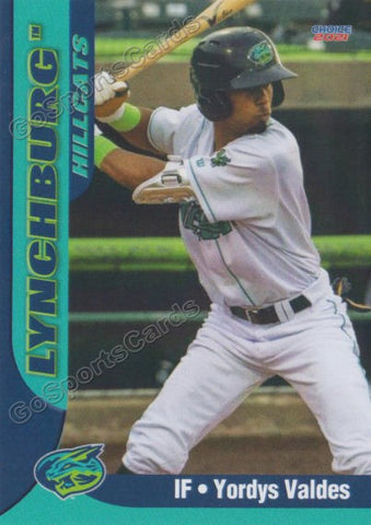 2021 Lynchburg Hillcats Yordys Valdes