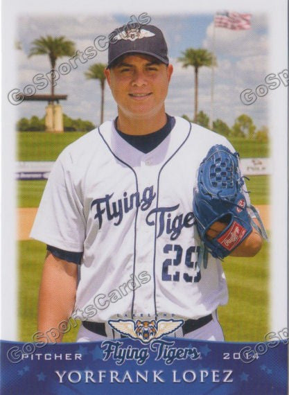 2014 Lakeland Flying Tigers Yorfrank Lopez