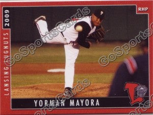 2009 Lansing Lugnuts Yorman Mayora