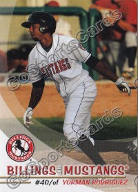 2010 Billings Mustangs Yorman Rodriguez