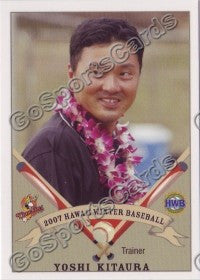 2007 West Oahu CaneFires Hawaii League YOSHI KITAURA