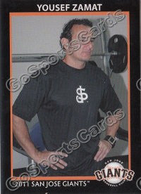 2011 San Jose Giants Yousef Zamat