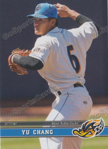 2017 Akron RubberDucks Yu Cheng Chang