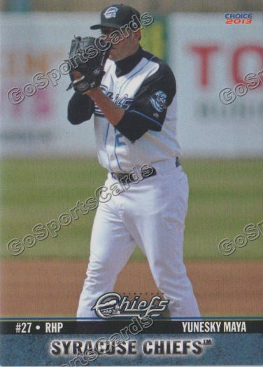 2013 Syracuse Chiefs Yunesky Maya