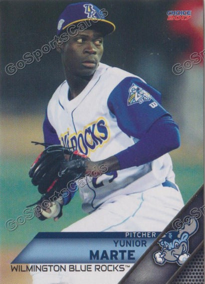 2017 Wilmington Blue Rocks Yunior Marte