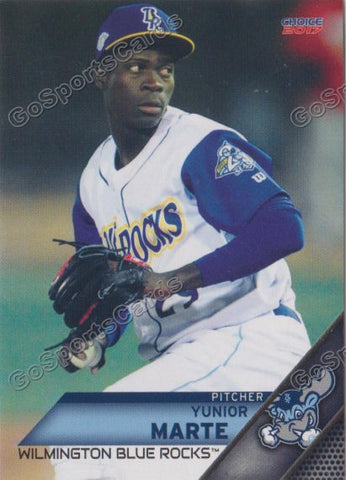 2017 Wilmington Blue Rocks Yunior Marte
