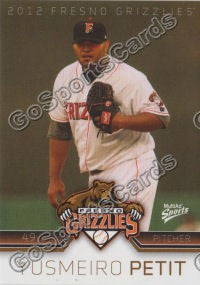 2012 Fresno Grizzlies Yusmeiro Petit