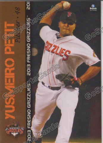 2013 Fresno Grizzlies Yusmeiro Petit