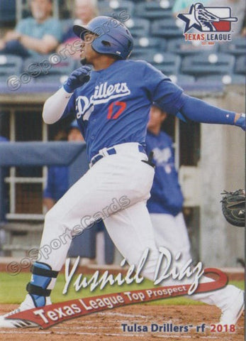 2018 Texas League Top Prospects Yusniel Diaz
