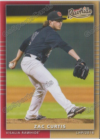 2016 Visalia Rawhide Zac Curtis