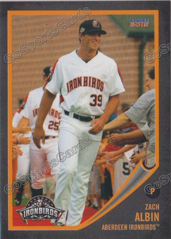 2015 Aberdeen Ironbirds Zach Albin