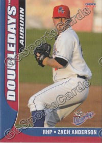 2010 Auburn Doubledays Zach Anderson