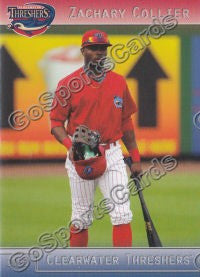 2012 Clearwater Threshers Zach Zachary Collier
