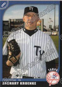 2007 Tampa Yankees Zachary Kroenke