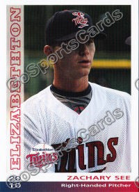 2010 Elizabethton Twins Zachary See