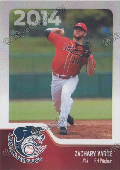 2014 Lincoln Saltdogs Zachary Varce