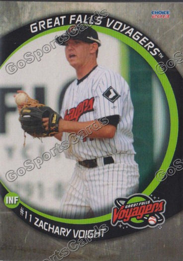 2013 Great Falls Voyagers Zach Zachary Voight