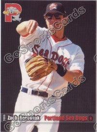 2006 Portland Seadogs Zach Borowiak