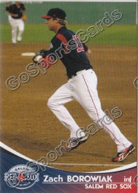 2009 Salem Red Sox Zach Borowiak