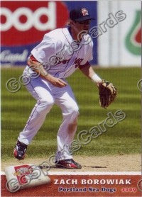 2009 Portland Sea Dogs Zach Borowiak
