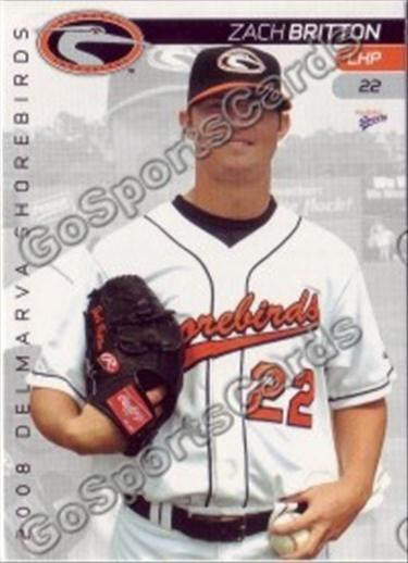 2008 Delmarva Shorebirds Team Set