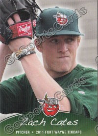 2011 Fort Wayne TinCaps Zach Cates