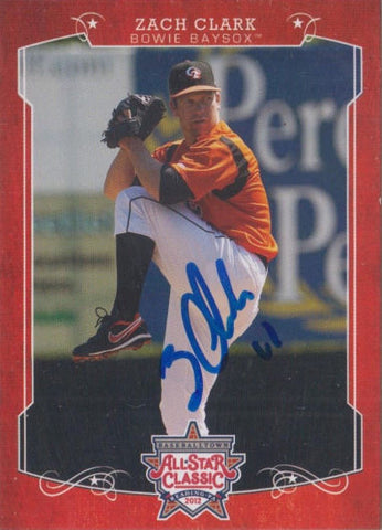 Zach Clark 2012 Eastern League All Star (Blue Autograph)