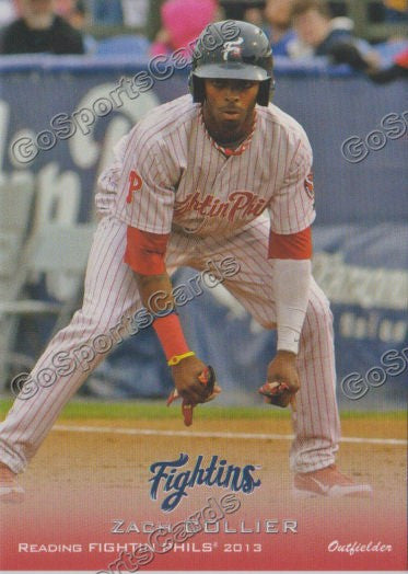 2013 Reading Fightin Phils Phillies Zach Collier