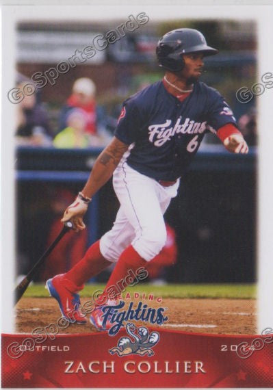 2014 Reading Fightin Phils Zach Collier