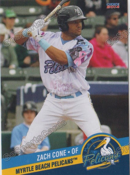 2014 Myrtle Beach Pelicans Zach Cone