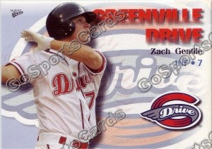 2009 Greenville Drive Zach Gentile