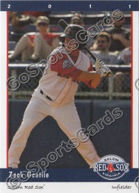 2011 Salem Red Sox Zach Gentile
