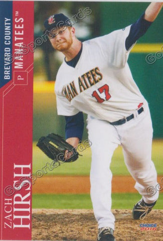 2016 Brevard County Manatees Zach Hirsch Hirsh